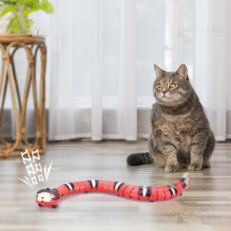 Brinquedo Interativo Inteligente para Gatos - Snake Cat